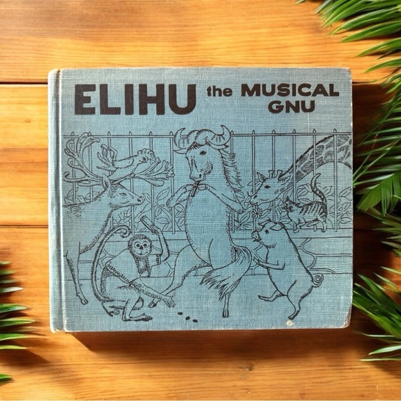 VINTAGE 1958 Elihu the Musical Gnu by Hannah Simons | Illustrations - Picture 2 of 10